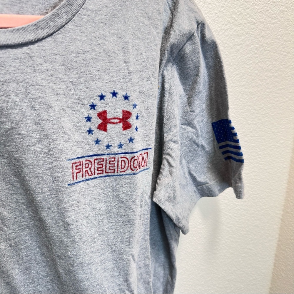 Under Armour X-Large Gray Freedom T-Shirt 0019